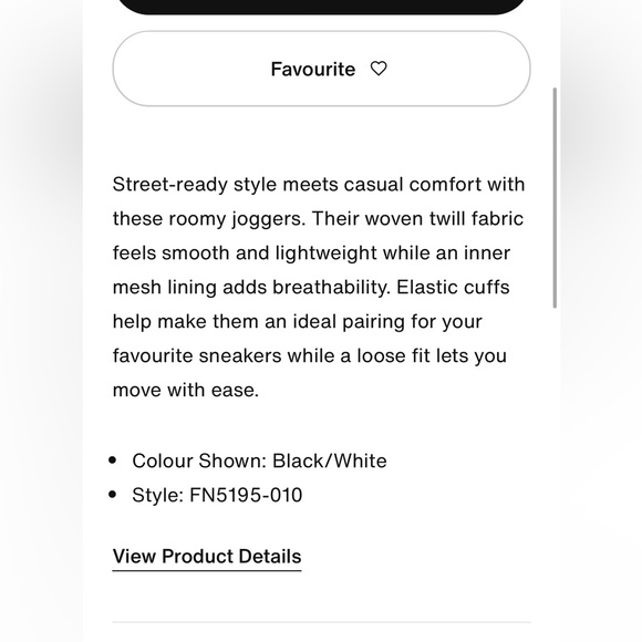 Brand new without tags Nike woven  joggers - Picture 6 of 8